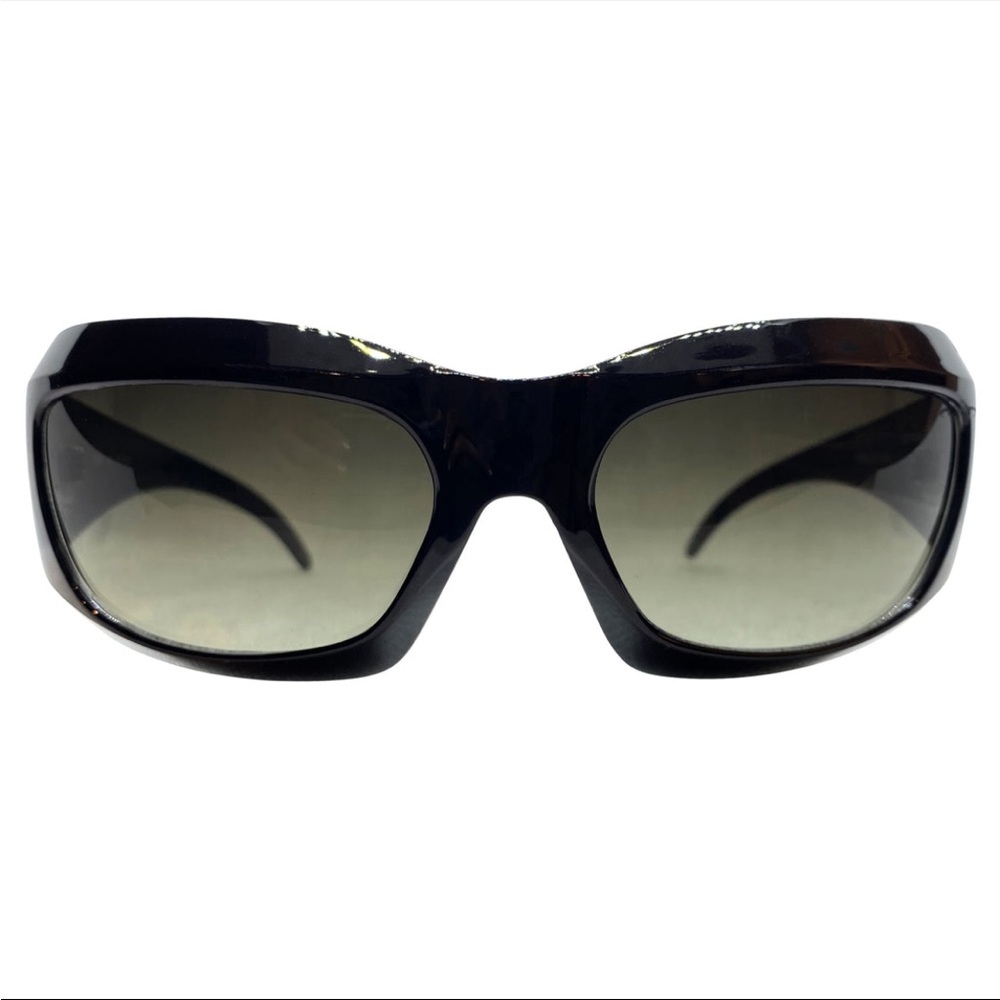 **NEVER WORN** Giant Vintage HOITY black Square Sunglasses y2k era